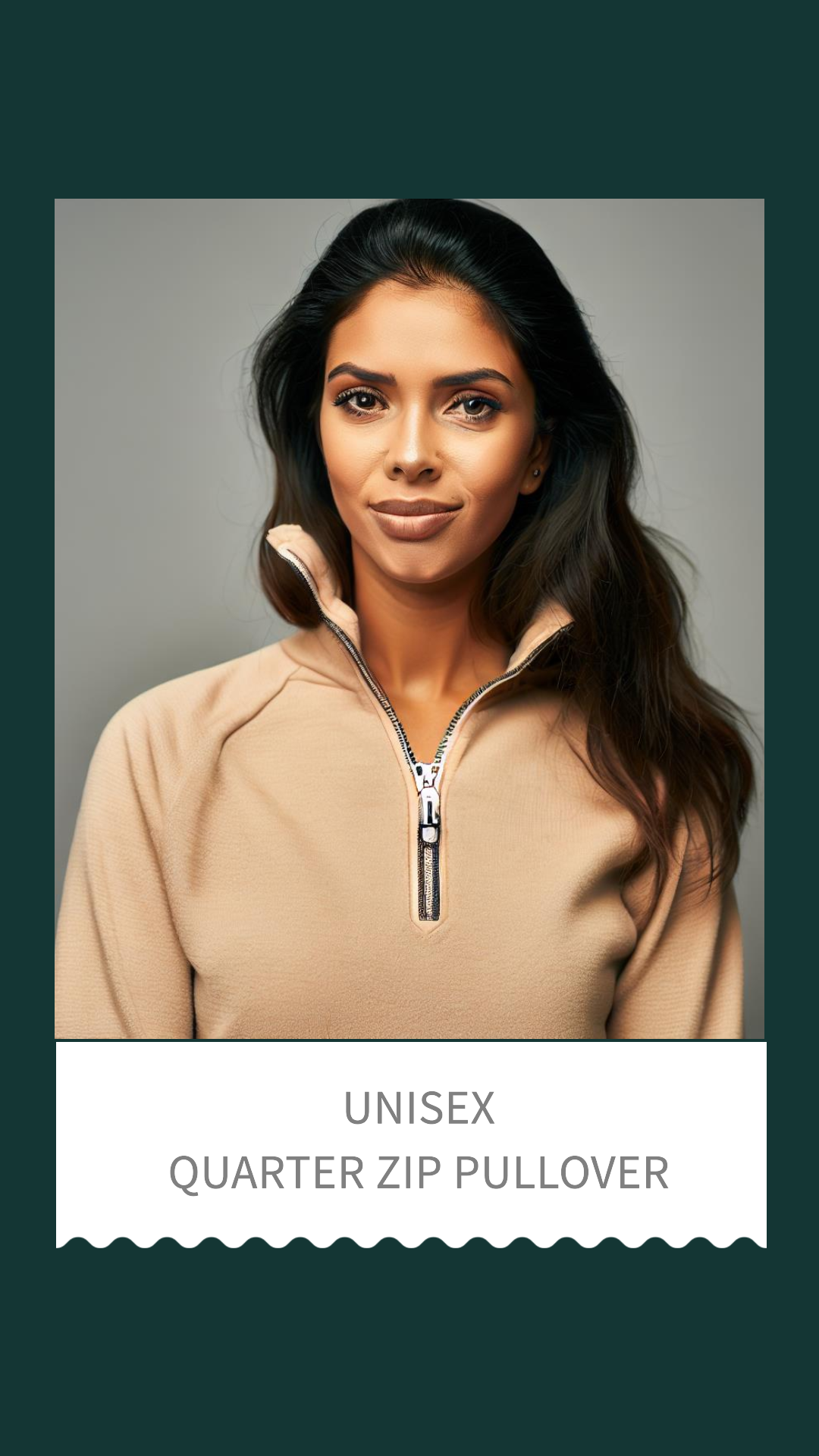 Quarter-zip pullover - Unisex